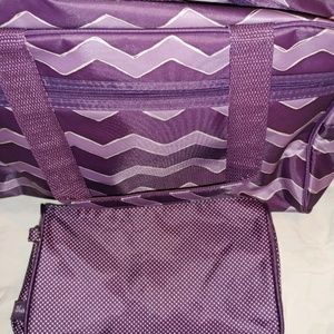 THIRTY ONE LINED BEAUTY TOTE